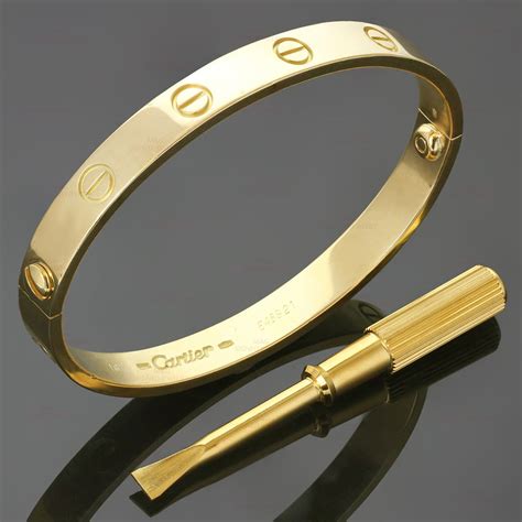 cartier screw on bracelet|cartier bracelet with screwdriver.